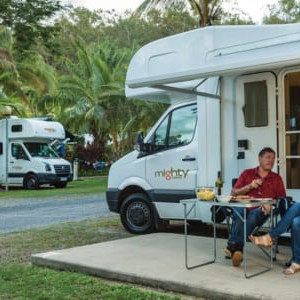 Mighty Double Up Motorhome – 4 Berth Awning